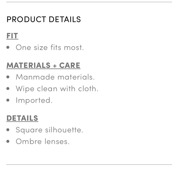 Torrid square smoke lens sunglasses - Picture 4 of 5